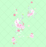 清新粉色花卉圖案背景