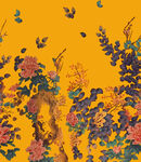 中式花鳥圖  色彩明艷動(dòng)人