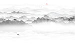 水墨畫山水