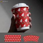 圣誕主題紙杯設計展示