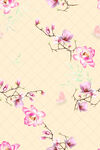 粉色花卉圖案背景紋理