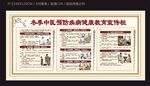 冬季中醫(yī)預防疾病健康教育宣傳欄
