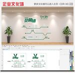 創(chuàng)意公司榮譽(yù)企業(yè)異形公司展示墻