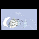 藍(lán)色月亮城堡松樹