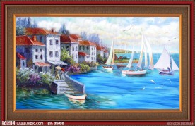 油畫 地中海油畫