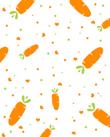 可爱萝卜信纸背景图片