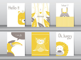 可爱卡通装饰画