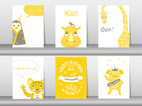 可爱卡通无框装饰画