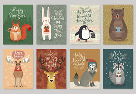 卡通动物装饰画设计