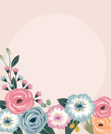 粉色简约PPT背景图片