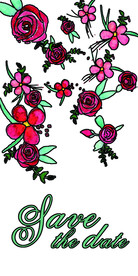 手机壳红色小花朵背景壁纸