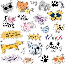 宠物狗狗猫咪贴图墙纸