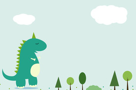 幼儿园恐龙PPT背景图片