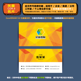 高档矢量名片企业公司通用名片