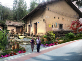 美丽乡村景观设计效果图