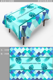 轻奢时尚桌布图案花纹