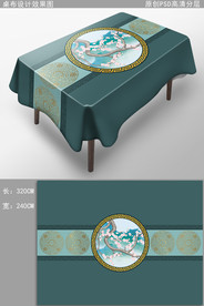 新中式桌布中国风布艺