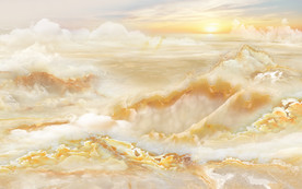 高档大气石纹山水 TIF分层