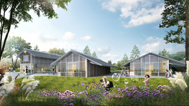 景观效果图建筑效果图公园效果图