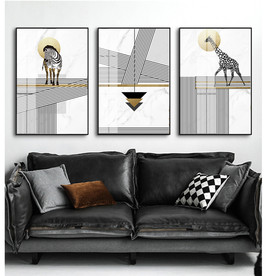 北歐三聯(lián)裝飾畫