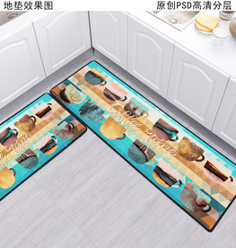 咖啡杯厨房欧式地垫