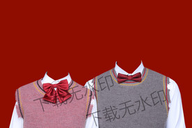 领结结婚证件照