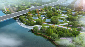 景观效果图河道效果图湿地效果图