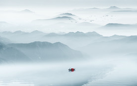 山水畫 水墨山水畫 意境山水畫