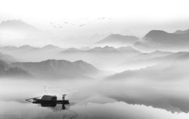 山水畫 水墨山水畫 意境山水畫