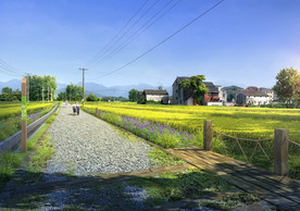 景观效果图田园效果图农村效果图