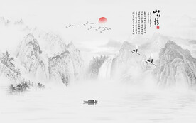 新中式山水畫(huà)