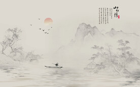 新中式山水畫(huà)