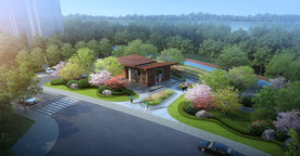 景观效果图道路效果图公园效果图