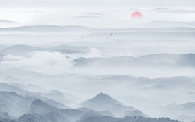 新中式山水画