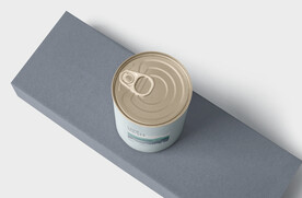 罐装食品罐头样机PSD模板素材