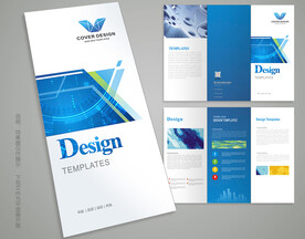 公司简介 三折页设计 宣传单