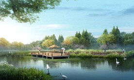 景观效果图公园效果图河道效果图