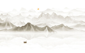 新中式電視背景墻