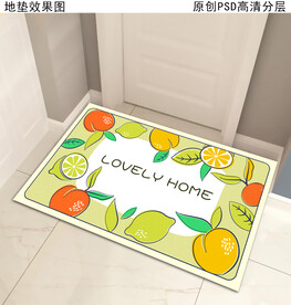 水果地垫