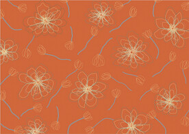 矢量裝飾花卉圖案