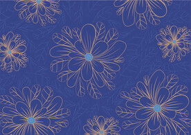 矢量裝飾花卉圖案