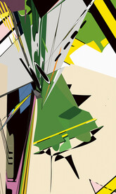 中東色塊抽象裝飾畫