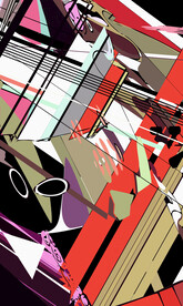 抽象色塊裝飾畫