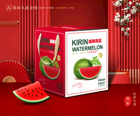 西瓜包裝 水果禮盒