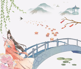 唯美古風(fēng)插畫