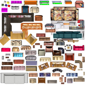 沙發(fā)PSD圖塊