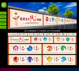 核心價(jià)值 墻繪/圍擋