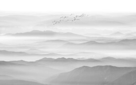 新中式禪意水墨山水畫(huà)