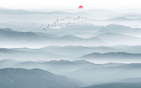 新中式山水画