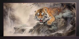 山水畫(huà)裝飾畫(huà)無(wú)框畫(huà)